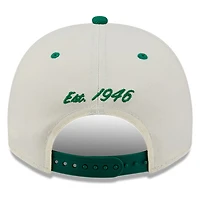 Boston Celtics Chrome Two Tone Arched Text with Logo New Era 9FIFTY A-Frame Snapback Hat