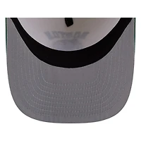 Boston Celtics Chrome Two Tone Arched Text with Logo New Era 9FIFTY A-Frame Snapback Hat