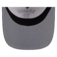 Boston Red Sox Chrome Two Tone Arched Text with Logo New Era 9FIFTY A-Frame Snapback Hat