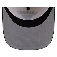 Arizona Diamondbacks Chrome Two Tone Arched Text with Logo New Era 9FIFTY A-Frame Snapback Hat