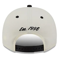 Arizona Diamondbacks Chrome Two Tone Arched Text with Logo New Era 9FIFTY A-Frame Snapback Hat