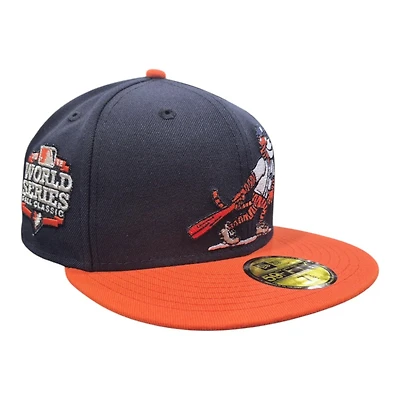 Detroit Tigers Mascot Logo 2012 World Series Fall Classic Navy and Orange New Era 59FIFTY Fitted Hat