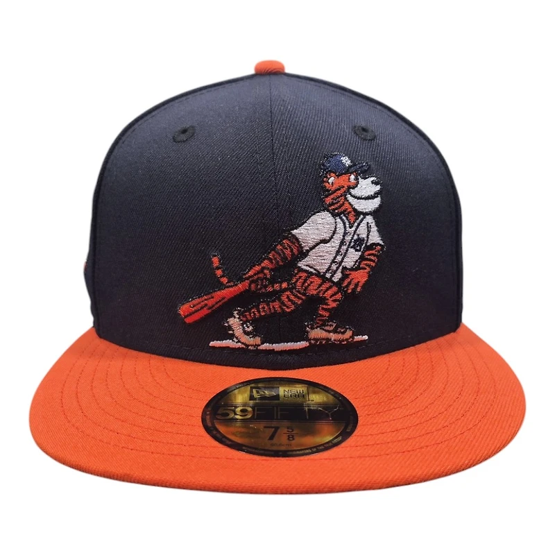 Detroit Tigers Mascot Logo 2012 World Series Fall Classic Navy and Orange New Era 59FIFTY Fitted Hat