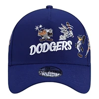 Los Angeles Dodgers Royal Blue Looney Tunes New Era 9FORTY A-Frame Snapback Hat