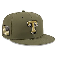 Texas Rangers Olive Green 2026 Armed Forces Day New Era 59FIFTY Fitted Hat
