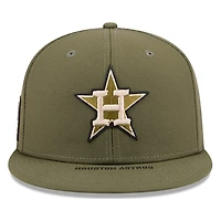 Houston Astros Olive Green 2026 Armed Forces Day New Era 59FIFTY Fitted Hat