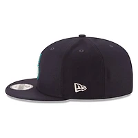 Seattle Mariners Navy 50 Seasons Patch New Era 9FIFTY Snapback Hat