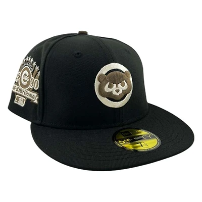 Chicago Cubs Black "Chocolate Collection" New Era 59FIFTY Fitted Hat