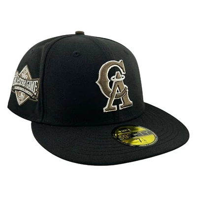 Los Angeles Angels Black "Chocolate Collection" New Era 59FIFTY Fitted Hat