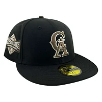 Los Angeles Angels Black "Chocolate Collection" New Era 59FIFTY Fitted Hat