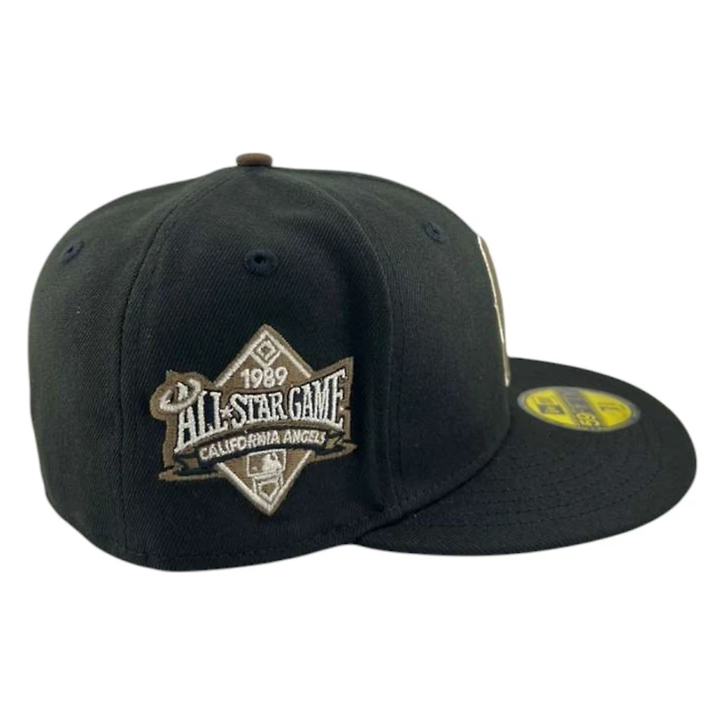 Los Angeles Angels Black "Chocolate Collection" New Era 59FIFTY Fitted Hat