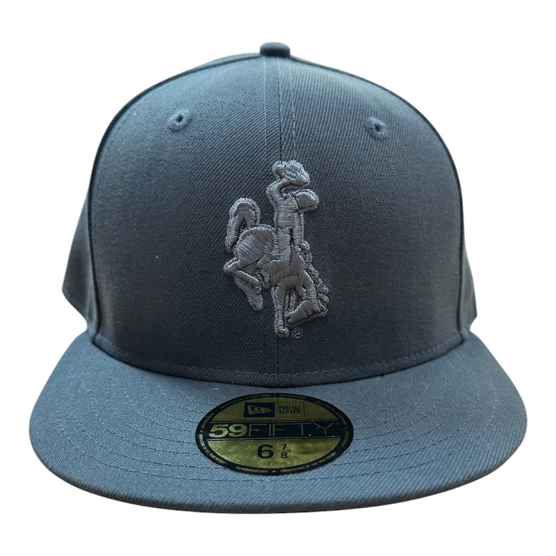 Wyoming Cowboys Graphite with UV NCAA New Era 59FIFTY Fitted Hat