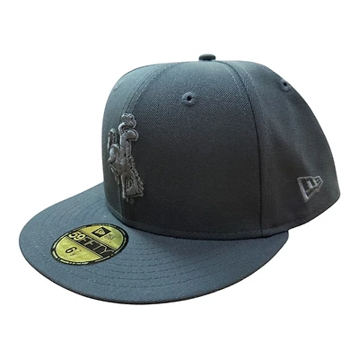 Wyoming Cowboys Graphite with UV NCAA New Era 59FIFTY Fitted Hat