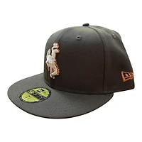 Wyoming Cowboys Brown and Orange with UV NCAA New Era 59FIFTY Fitted Hat