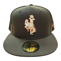 Wyoming Cowboys Brown and Orange with UV NCAA New Era 59FIFTY Fitted Hat