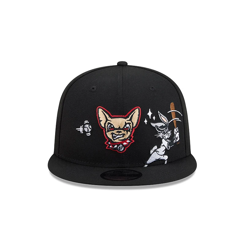 El Paso Chihuahuas Black "Looney Tunes" Bugs New Era 9FIFTY Snapback
