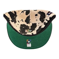 Puerto Rico Cowprint and Black Flag Patch Kelly Green UV New Era 59FIFTY Fitted Hat