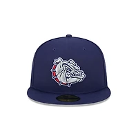 Gonzaga Bulldogs Navy NCAA New Era 59FIFTY Fitted Hat