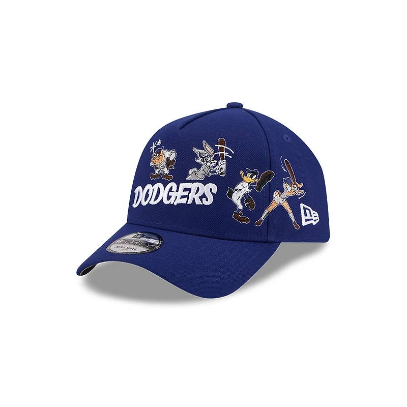 Los Angeles Dodgers Royal "Looney Tunes" New Era A-Frame 9FORTY Snapback Hat