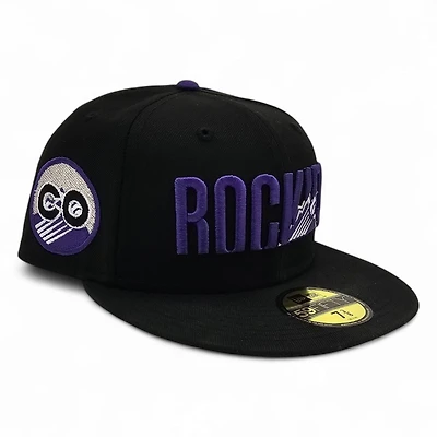 Colorado Rockies Leon the Lab City Connect 25 Patch Grey UV New Era 59FIFTY Fitted Hat
