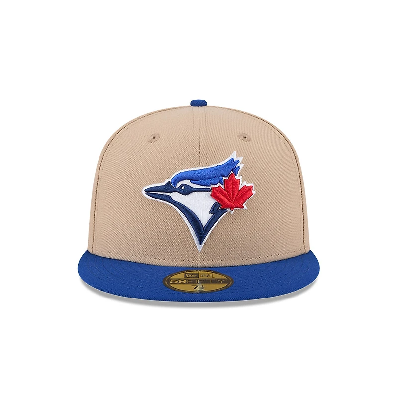 Toronto Blue Jays Camel and Royal New Era 59FIFTY Fitted Hat