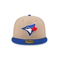 Toronto Blue Jays Camel and Royal New Era 59FIFTY Fitted Hat