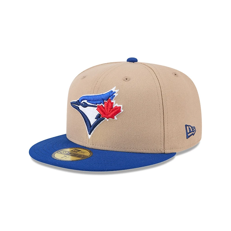 Toronto Blue Jays Camel and Royal New Era 59FIFTY Fitted Hat