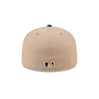 Toronto Blue Jays Camel and Royal New Era 59FIFTY Fitted Hat