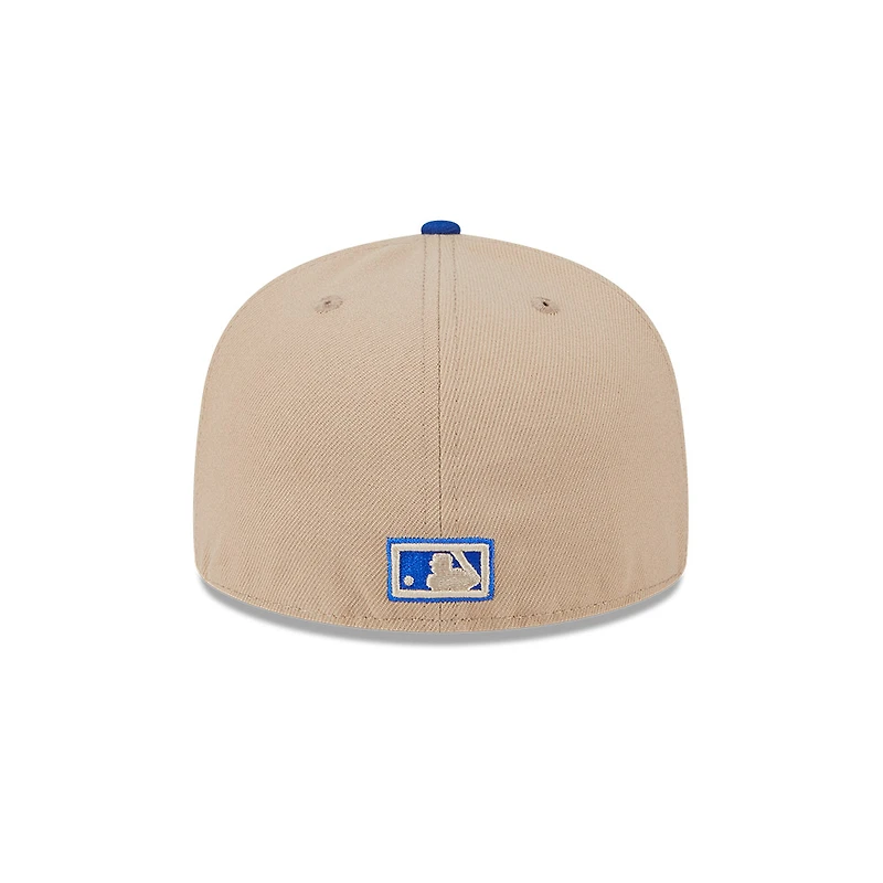 Atlanta Braves Camel and Royal New Era 59FIFTY Fitted Hat