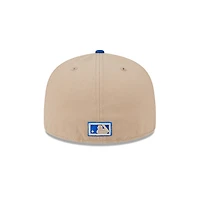 Atlanta Braves Camel and Royal New Era 59FIFTY Fitted Hat