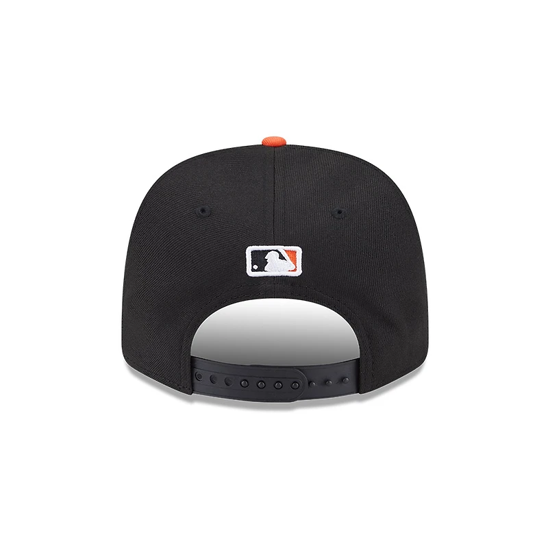 San Francisco Giants Black Player Replica New Era 9SEVENTY Stretch Snapback Hat