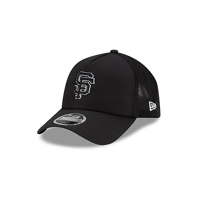 San Francisco Giants Black 2026 Batting Practice New Era 9FORTY Apex Trucker Adjustable Hat
