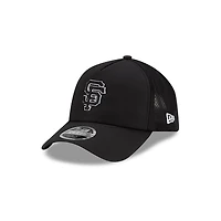 San Francisco Giants Black 2026 Batting Practice New Era 9FORTY Apex Trucker Adjustable Hat