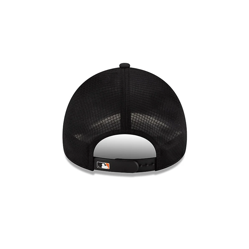 San Francisco Giants Black 2026 Batting Practice New Era 9FORTY Apex Trucker Adjustable Hat