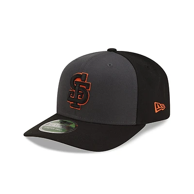 San Francisco Giants Gray and Black Alternate Player Replica New Era 9SEVENTY Stretch Snapback Hat