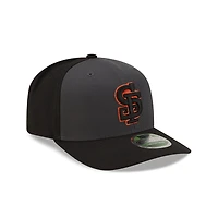 San Francisco Giants Gray and Black Alternate Player Replica New Era 9SEVENTY Stretch Snapback Hat