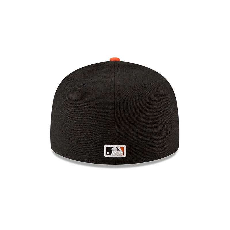 San Francisco Giants Orange on Black Authentic Collection New Era 59FIFTY Fitted Hat