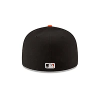 San Francisco Giants Orange on Black Authentic Collection New Era 59FIFTY Fitted Hat