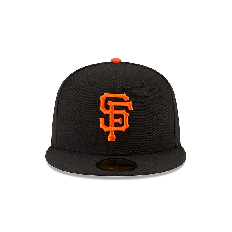 San Francisco Giants Orange on Black Authentic Collection New Era 59FIFTY Fitted Hat