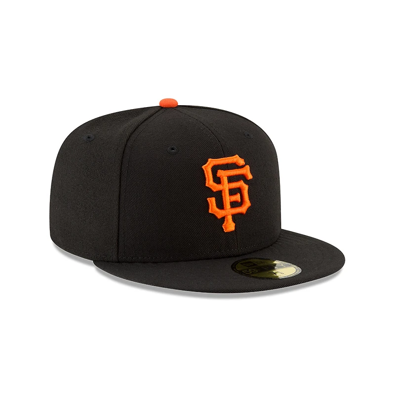 San Francisco Giants Orange on Black Authentic Collection New Era 59FIFTY Fitted Hat