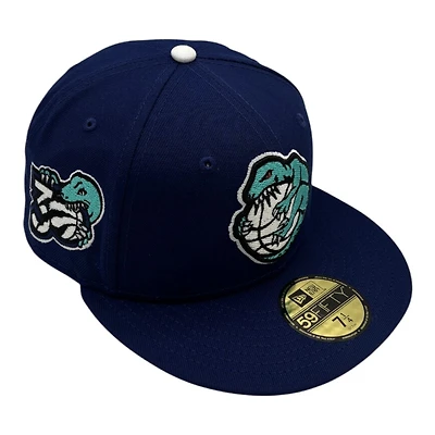 Toronto Raptors Dark Blue 30th Anniversary Patch Gray UV New Era 59FIFTY Fitted Hat