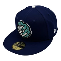 Toronto Raptors Dark Blue 30th Anniversary Patch Gray UV New Era 59FIFTY Fitted Hat