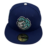 Toronto Raptors Dark Blue 30th Anniversary Patch Gray UV New Era 59FIFTY Fitted Hat