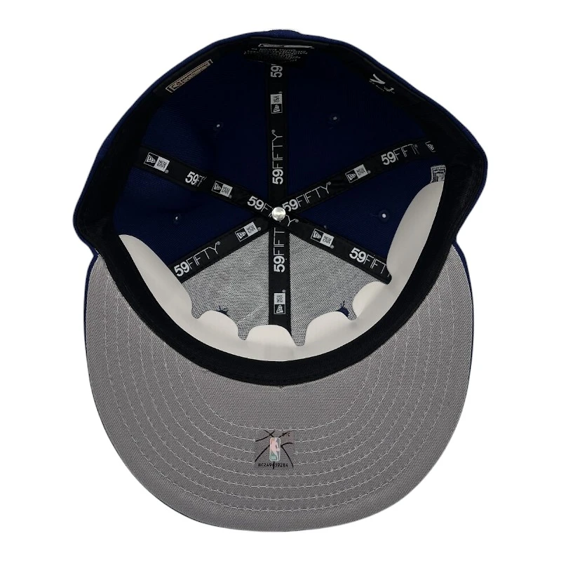 Toronto Raptors Dark Blue 30th Anniversary Patch Gray UV New Era 59FIFTY Fitted Hat