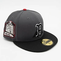 Boston Red Sox Graphite and Black 1999 ASG Patch Gray UV New Era 59FIFTY Fitted Hat