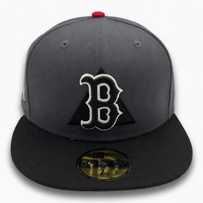 Boston Red Sox Graphite and Black 1999 ASG Patch Gray UV New Era 59FIFTY Fitted Hat