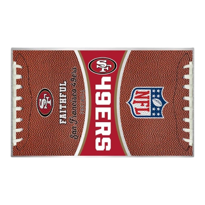 San Francisco 49ers Big Slim Game Ball 32oz Tumbler