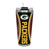 Green Bay Packers Big Slim Game Ball 32oz Tumbler