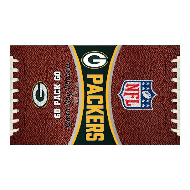 Green Bay Packers Big Slim Game Ball 32oz Tumbler
