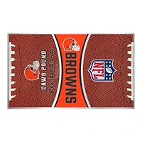 Cleveland Browns Big Slim Game Ball 32oz Tumbler